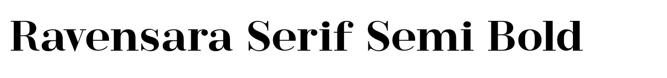 Ravensara Serif Semi Bold image